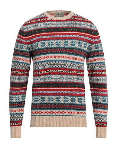 IRISH CRONE Jumper Beige 100% Wool