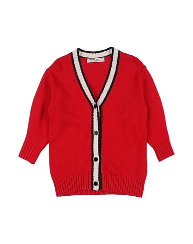 PHILOSOPHY di LORENZO SERAFINI Cardigan Red 47% Wool, 30% Viscose, 15% Polyamide, 8% Cashmere