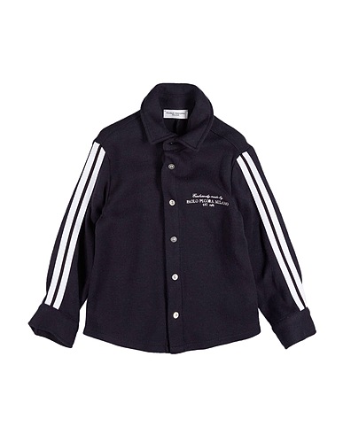 PAOLO PECORA Cardigan Midnight blue 49% Acrylic, 48% Cotton, 3% Polyester