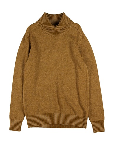 PAOLO PECORA Turtleneck Military green 100% Merino Wool