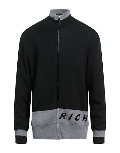 RICHMOND Cardigan Nero 55% Nylon, 20% Poliestere, 16% Acrilico, 9% Lana