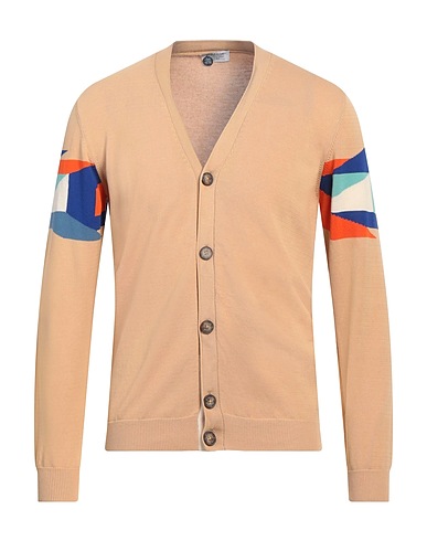 HERITAGE Cardigan Camel 100% Cotton