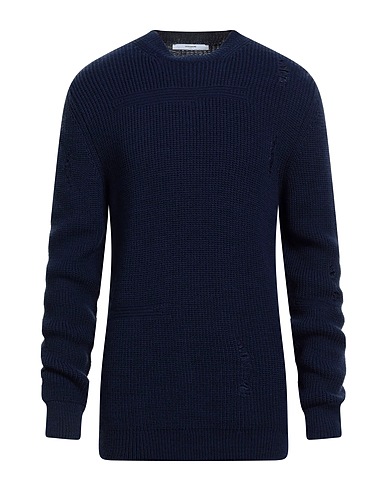 TAKESHY KUROSAWA Pullover Blu navy 50% Lana, 50% Acrilico