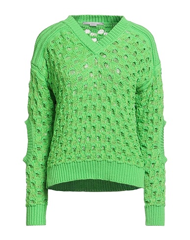 STELLA McCARTNEY Pullover Grün 89% Baumwolle, 11% Polyamid