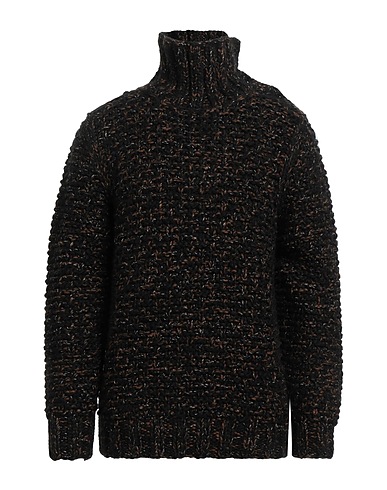 DOLCE&GABBANA Polo neck Black 35% Virgin Wool, 30% Wool, 20% Cashmere, 10% Acrylic, 5% Alpaca wool