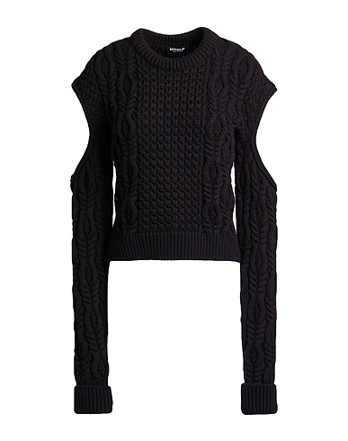 DONDUP Pullover Nero 100% Lana