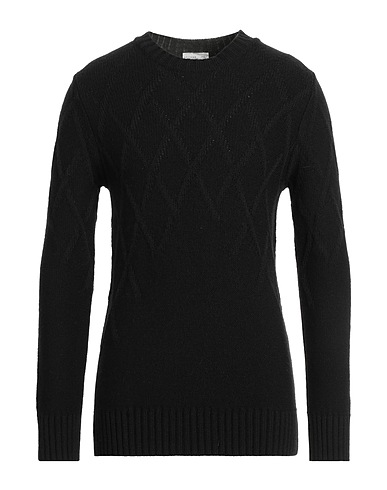 BECOME Pullover Nero 79% Poliacrilico, 21% Poliuretano
