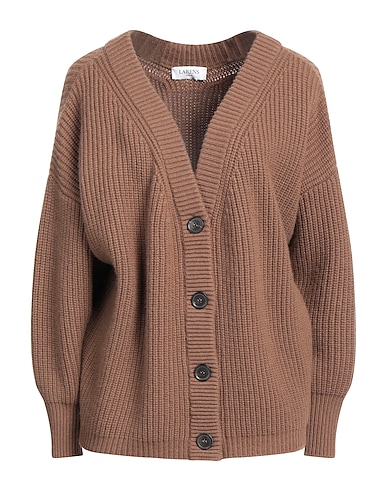LARENS  Zurich Cardigan Brown 100% Cashmere