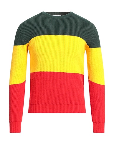 TAKESHY KUROSAWA Pullover Verde scuro 52% Viscosa, 26% Altre Fibre, 22% Poliammide