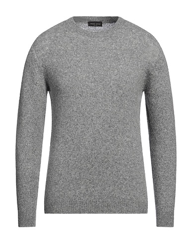 ROBERTO COLLINA Pullover Grigio 47% Lana Merino, 32% Lana di baby camel, 21% Nylon