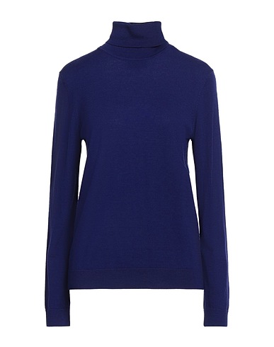 ALESSIA SANTI Turtleneck Bright blue 100% Wool