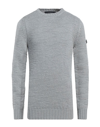 LES COPAINS Sweater Grey 100% Wool
