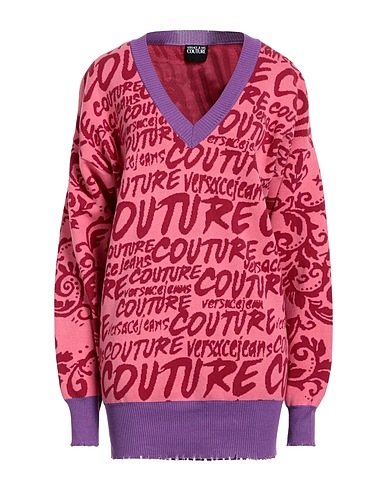 VERSACE JEANS COUTURE Jumper Pink 100% Cotton