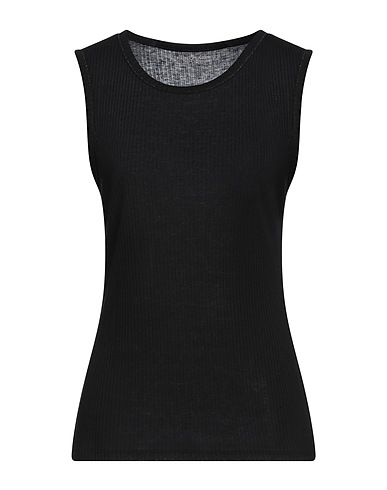PUROTATTO Top Black 90% Modal, 10% Cashmere