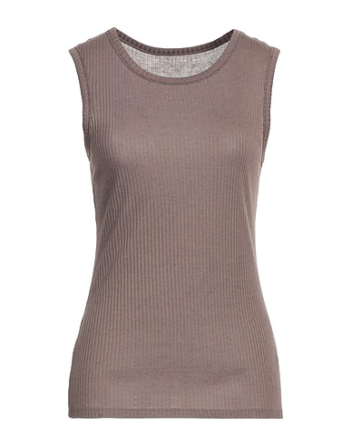 PUROTATTO Top Tortora 90% Modal, 10% Cachemire