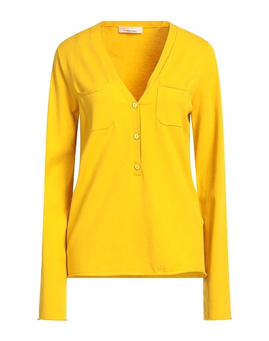LIVIANA CONTI Jumper Mustard 62% Viscose, 38% Polyester