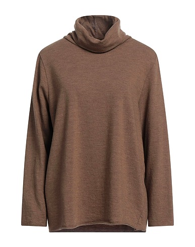 LABO.ART Polo neck Camel 97% Wool, 3% Elastane