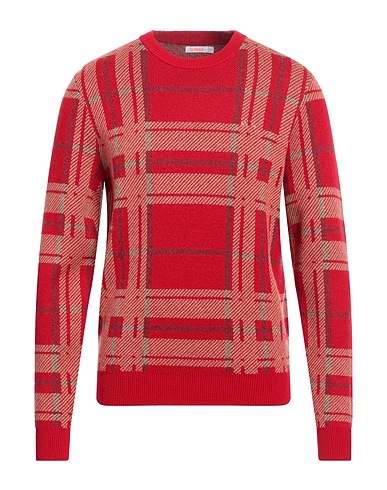 SUN 68 Jumper Red 47% Merino Wool, 38% Viscose, 10% Polyamide, 5% Cashmere