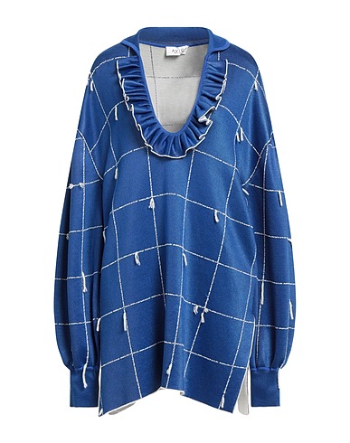 AVIÙ Jumper Blue 53% Virgin Wool, 21% Polyester, 20% Polyamide, 6% Elastane