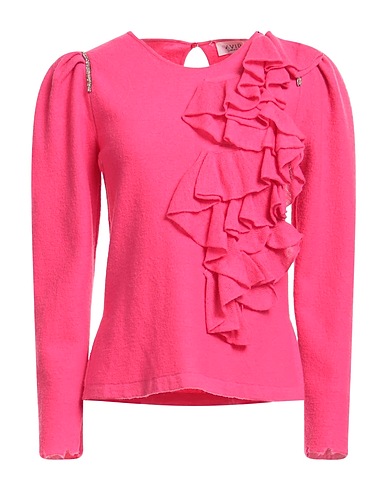 AVIÙ Jumper Fuchsia 100% Virgin Wool