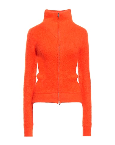 ISABEL MARANT Cardigan Orange 47% Mohair wool, 29% Synthetic fibers, 19% Recycled polyamide, 4% Wool, 1% Elastane
