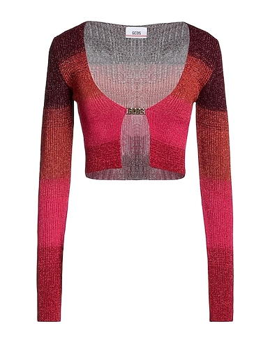 GCDS Cardigan Rust 70% Viscose, 15% Metallic fiber, 11% Polyester, 4% Polyamide