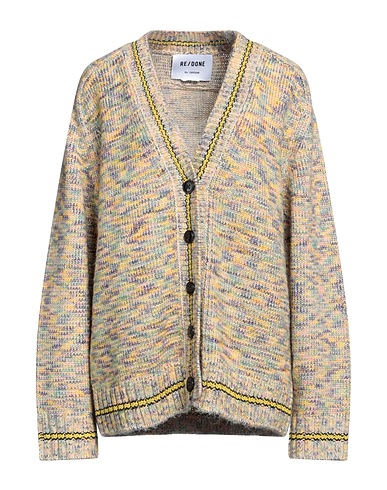 RE/DONE Cardigan Beige 41% Cotton, 34% Nylon, 14% Acrylic, 8% Wool, 3% Mohair wool