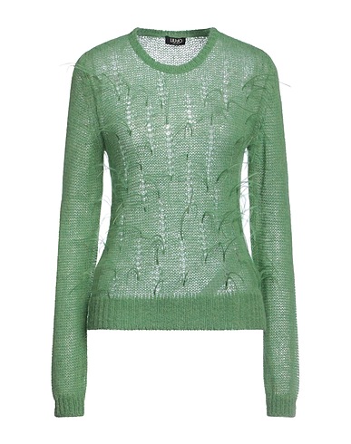 LIU •JO Jumper Light green 40% Polyamide, 30% Wool, 30% Alpaca wool