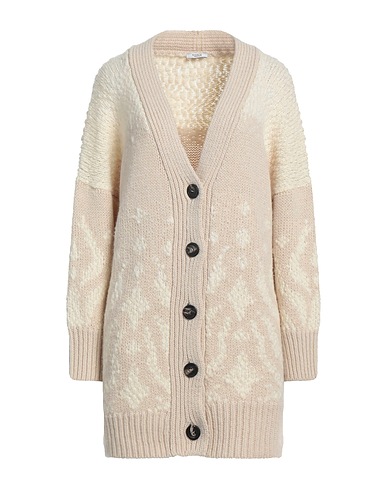 PESERICO Cardigan Beige 70% Virgin Wool, 20% Silk, 10% Cashmere