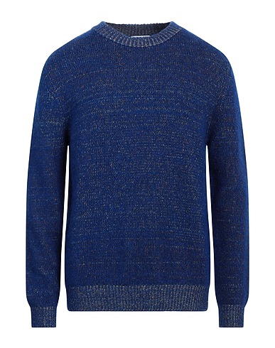 HERITAGE Pullover Blu 41% Lana Vergine, 40% Lana di alpaca, 15% Poliammide, 4% Cachemire