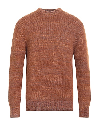 HERITAGE Jumper Brown 41% Virgin Wool, 40% Alpaca wool, 15% Polyamide, 4% Cashmere