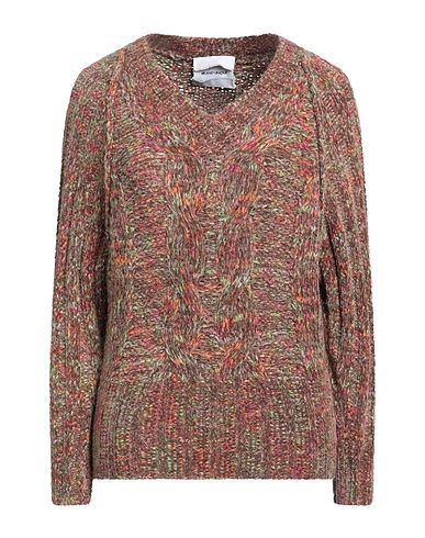 BRAND UNIQUE Jumper Taupe 80% Polyester, 20% Mohair wool