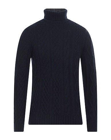 HERITAGE Polo neck Midnight blue 80% Wool, 20% Polyamide