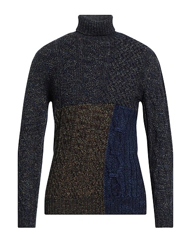 HERITAGE Turtleneck Midnight blue 100% Virgin Wool