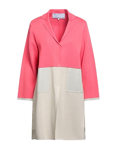 PAOLO PETRONE Cardigan Corallo 60% Cotone, 40% Viscosa, Acetato, Poliammide, Poliestere