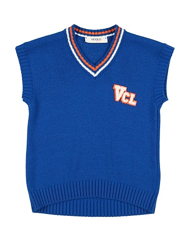 VICOLO Sleeveless sweater Bright blue 100% Acrylic