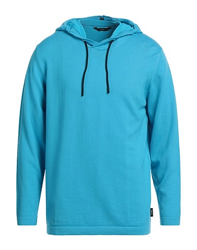 HEVÒ Jumper Azure 80% Virgin Wool, 20% Cotton
