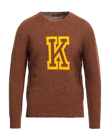 LANIFICIO PUBBLICO Sweater Brown 100% Virgin Wool