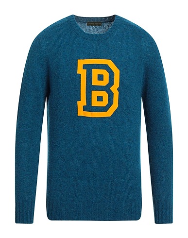 LANIFICIO PUBBLICO Jumper Azure 100% Virgin Wool