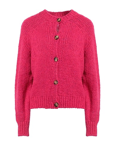 OUVERT DIMANCHE Cardigan Fuchsia 62% Polyacrylic, 18% Polyester, 8% Wool, 8% Viscose, 4% Alpaca wool
