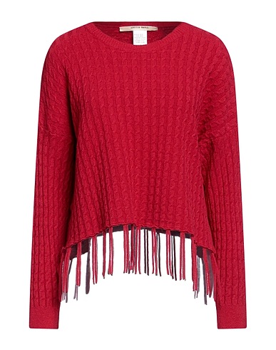 ANGELA DAVIS Pullover Rosso 50% Viscosa, 27% Poliestere, 23% Poliammide