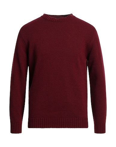 LANIFICIO PUBBLICO Jumper Burgundy 80% Wool, 20% Polyamide