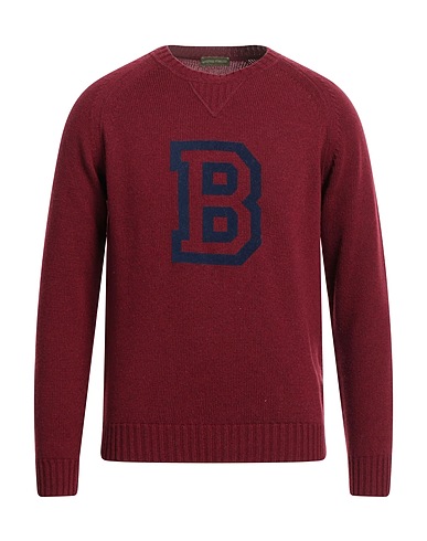 LANIFICIO PUBBLICO Jumper Burgundy 80% Wool, 20% Polyamide