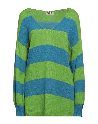 TSD12 Pullover Verde 57% Acrilico, 29% Poliammide, 7% Lana, 7% Viscosa