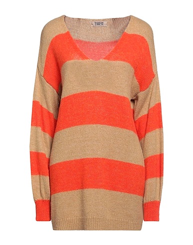 TSD12 Jumper Tomato red 57% Acrylic, 29% Polyamide, 7% Wool, 7% Viscose