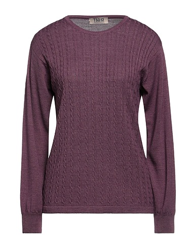 TSD12 Sweater Mauve 50% Merino Wool, 50% Acrylic