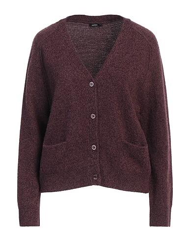 ASPESI Cardigan Plum 100% Wool