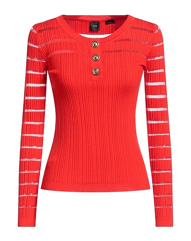 PINKO Jumper Tomato red 42% Acrylic, 28% Lyocell, 16% Wool, 14% Polyamide