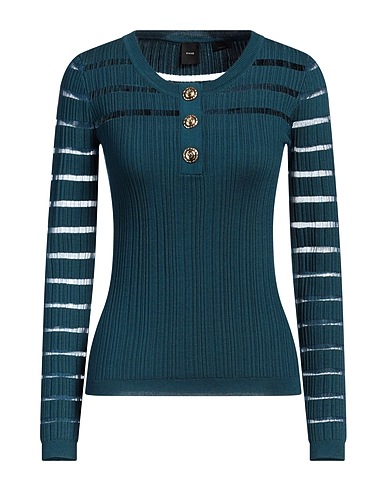 PINKO Pullover Verde petrolio 42% Acrilico, 28% Lyocell, 16% Lana, 14% Poliammide