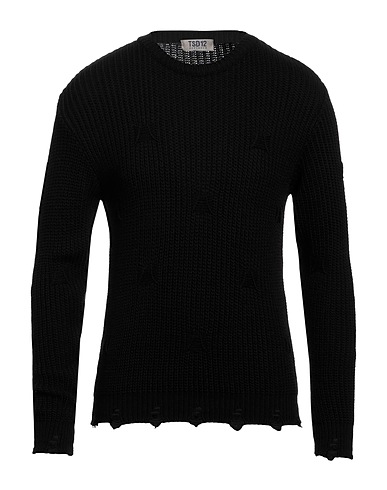 TSD12 Jumper Black 70% Acrylic, 30% Wool